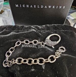 Michael Dawkins sterling silver ball bracelet! Excellent condition. Like new. Ma
